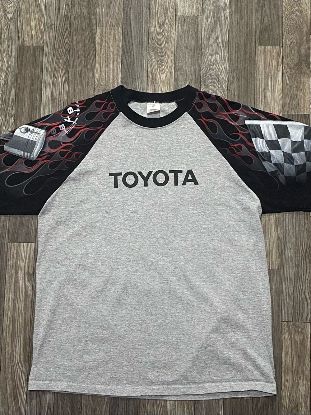 Everyday Life Y2k Toyota 🔥 Racing Tee With Flame Hit